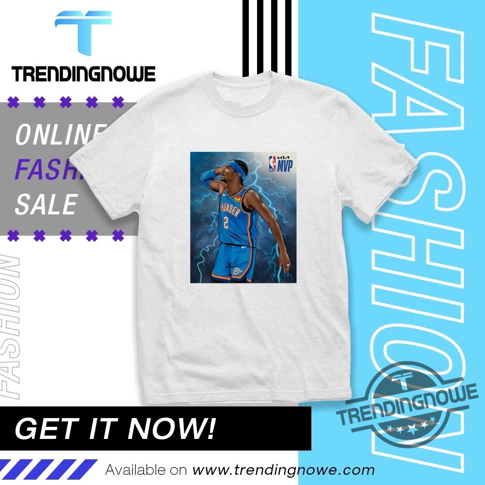 Shai Gilgeous Alexander 2025 Kia Nba Mvp Shirt trendingnowe 1