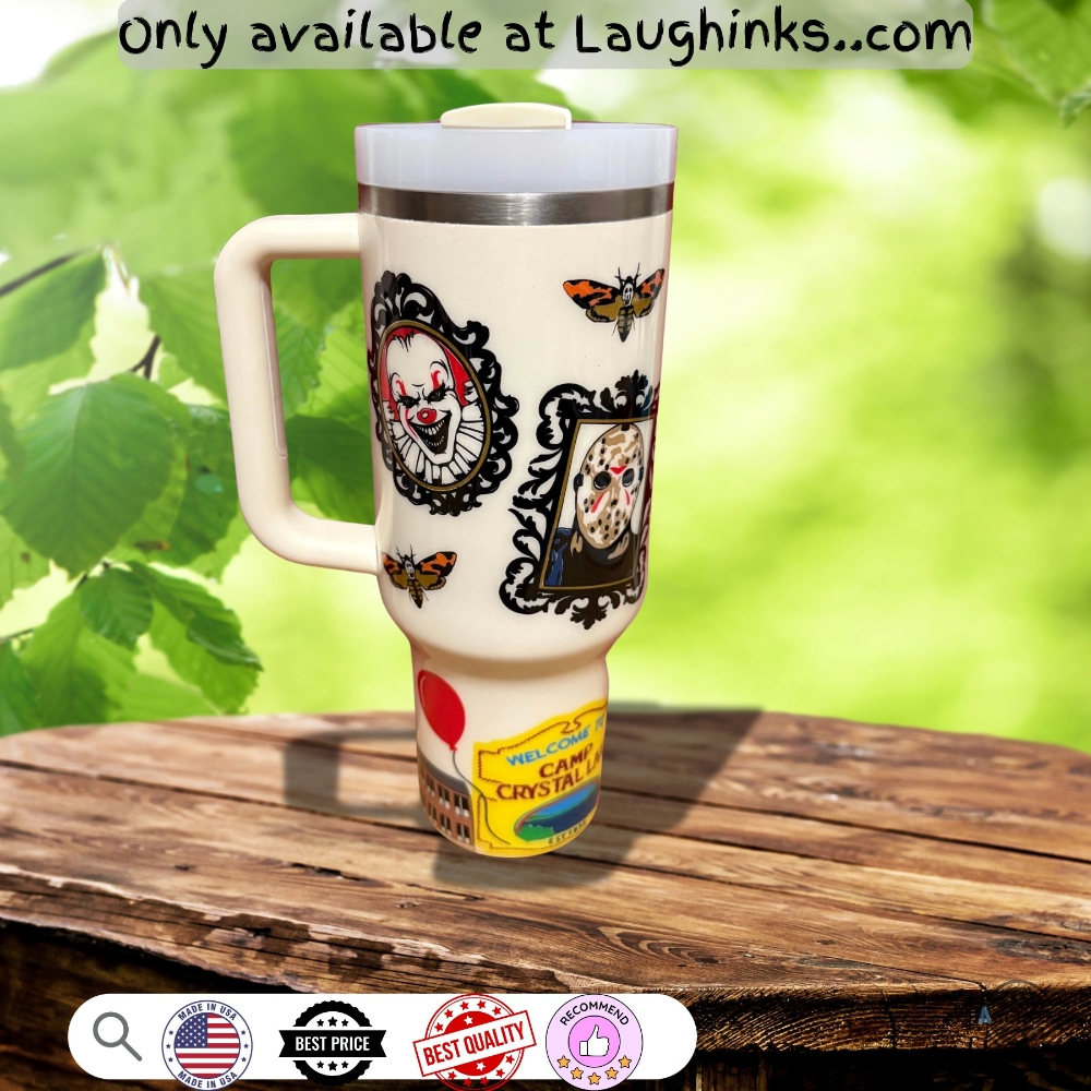 Horror Movie Characters Stanley Tumbler 40 Oz Dupe 9 Horror Movie Characters Stanley Tumbler 40 oz Dupe