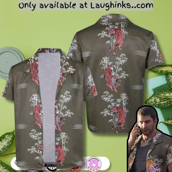 chris redfield cosplay hawaiian shirt