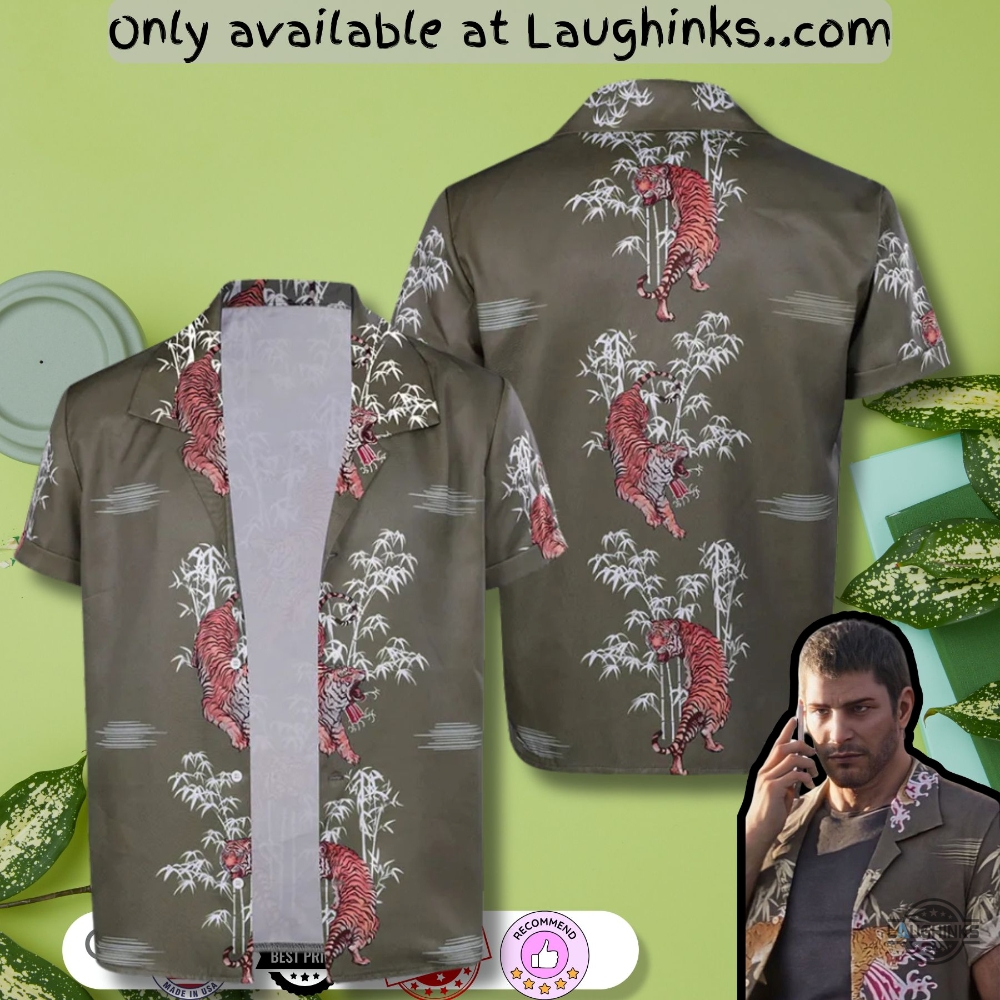 Chris Redfield Cosplay Hawaiian Shirt 3 Chris Redfield Cosplay Hawaiian Shirt
