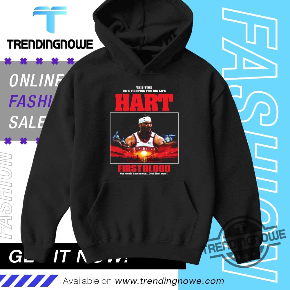 Nba Knicks Josh Hart Rambo First Blood Shirt 9 NBA Knicks Josh Hart Rambo First Blood Shirt