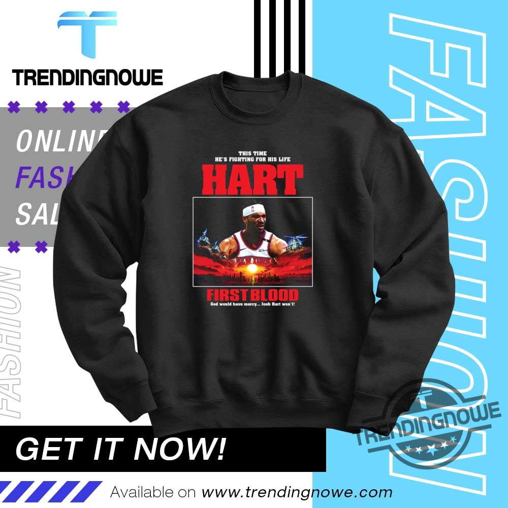 Nba Knicks Josh Hart Rambo First Blood Shirt 10 NBA Knicks Josh Hart Rambo First Blood Shirt