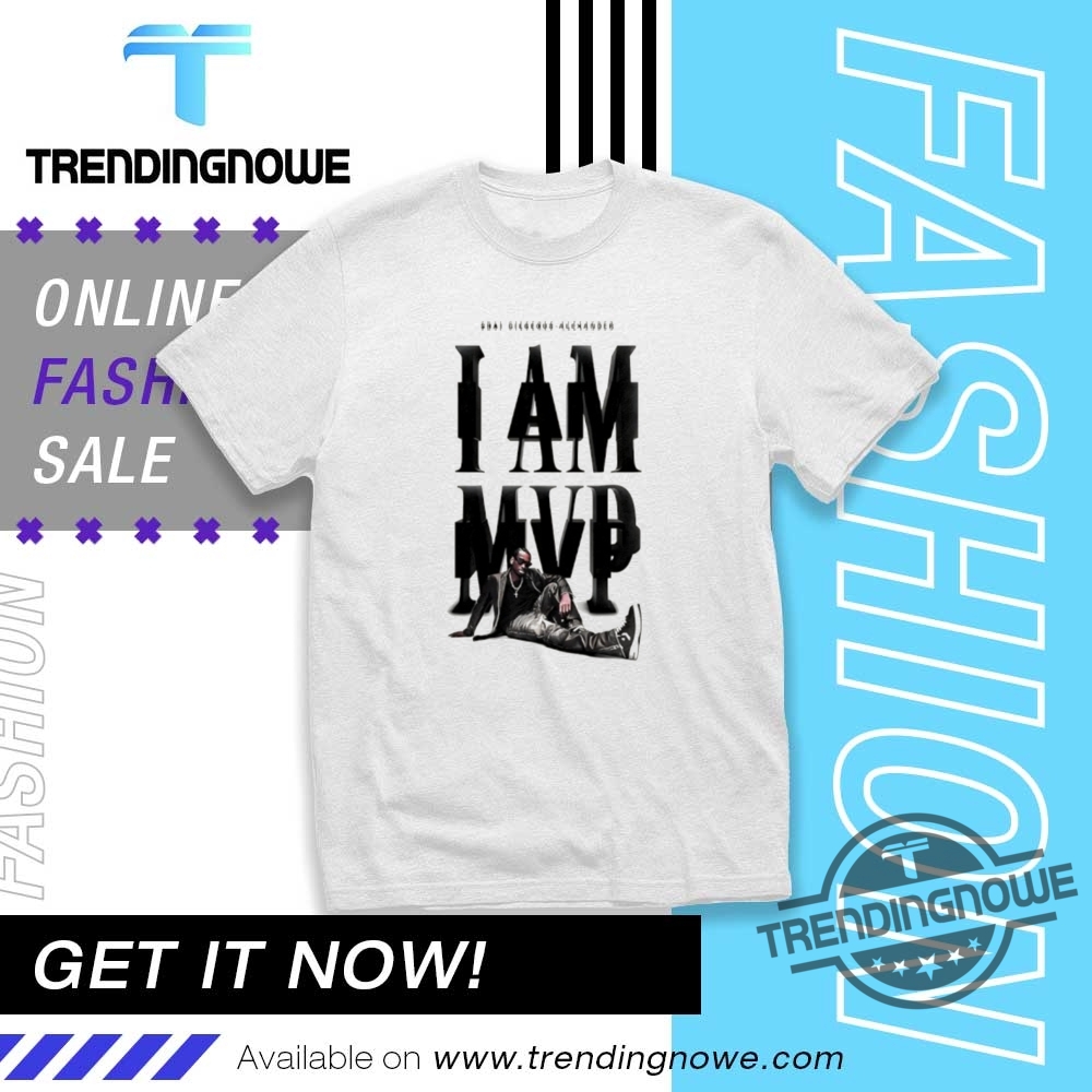 "Shop Jalen Brunson Shirts and Vatican City Cardinals Hat Online" 15 Shai Gilgeous Alexander I Am Mvp Shirt