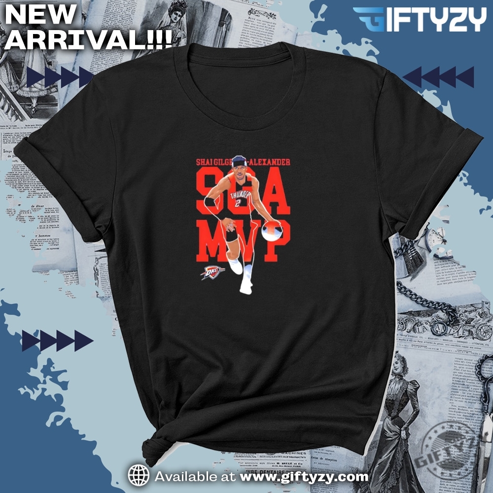 Nba Okc Thunder Sga Mvp Shai Shirt 5 NBA OKC Thunder SGA MVP Shai shirt