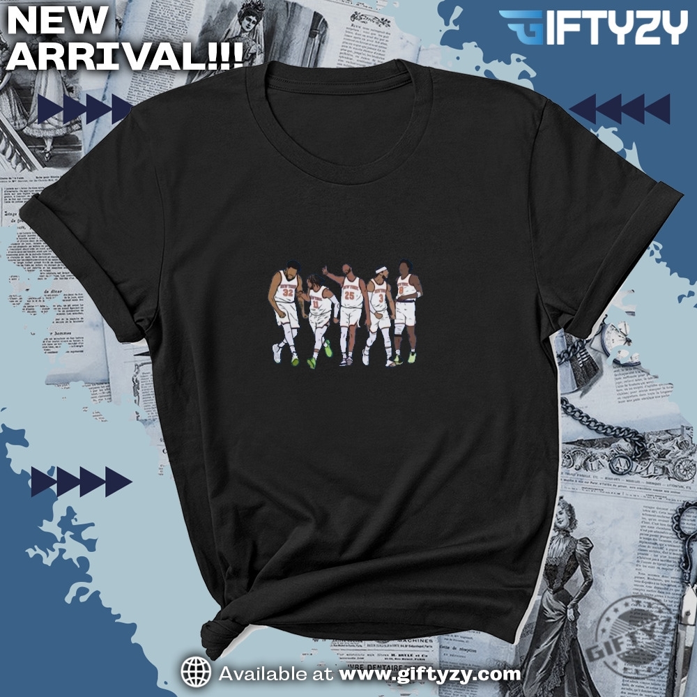 Karlanthony Towns Jalen Brunson Mikal Bridges Josh Hart Og Anunoby Basketball Player Shirt 5 Karl-Anthony Towns Jalen Brunson Mikal Bridges Josh Hart OG Anunoby Basketball Player shirt