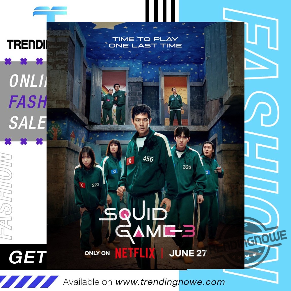 Squid Game Season 3 Netflix Poster trendingnowe 1