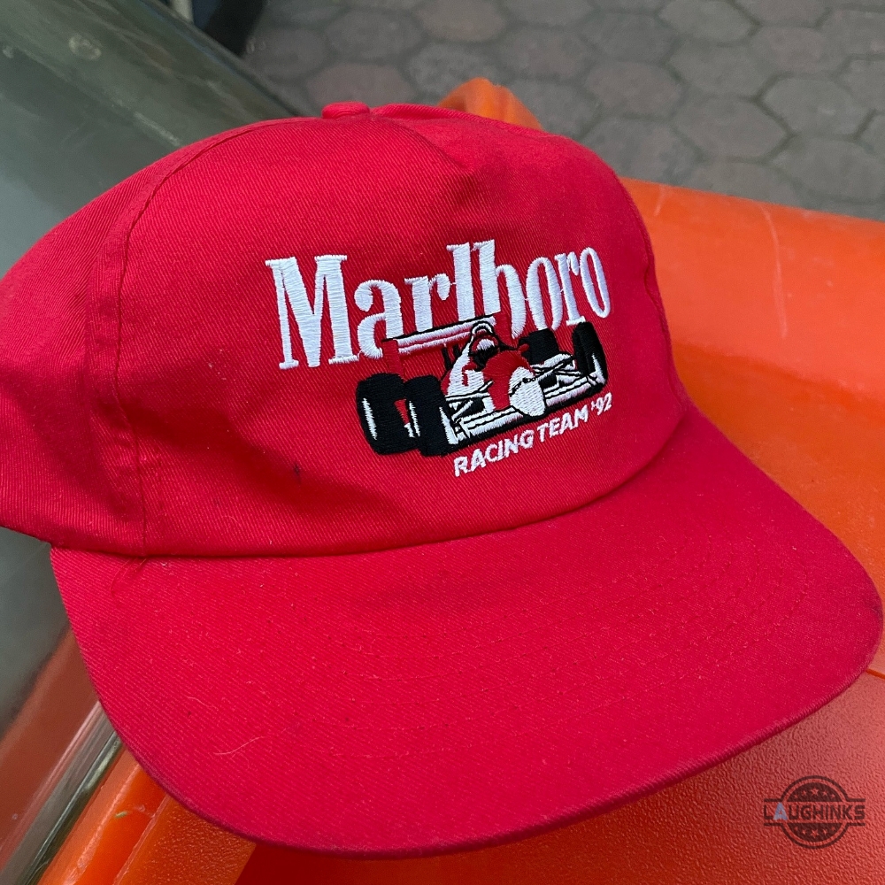 Red Marlboro Racing Team 92 Hat Snapback Trucker Classic Baseball Cap Printed And Embroidered 6 Red Marlboro Racing Team 92 Hat Snapback Trucker Classic Baseball Cap Printed and Embroidered