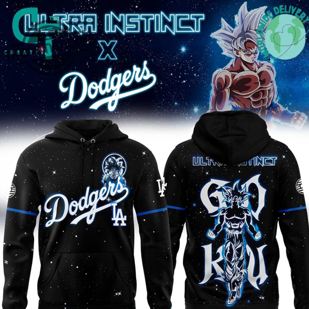 "Top NBA and Sports Fan Apparel: Stand By Shirts to MVP Tees" 13 Los Angeles Dodgers Goku Ultra Instinct Hoodie