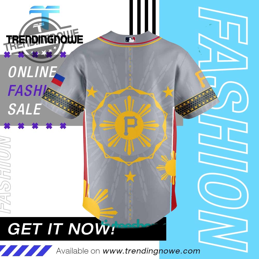 Pittsburgh Pirates Filipino Heritage Night Baseball Jersey 7 Pittsburgh Pirates Filipino Heritage Night Baseball Jersey