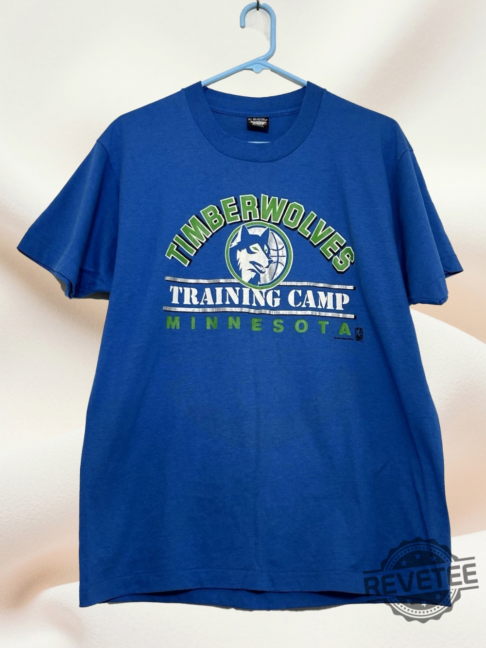 Vintage Minnesota Timberwolves 3D Shirt Sz Xl 90S Single Stitch Usa Made Nba Rare Kevin Garnett Shirts revetee 1