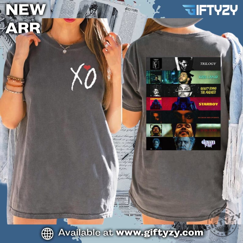Music T-Shirt Trending ideas in 2025 9 The Weeknd Xo Logo Doublesided Style Streetwear