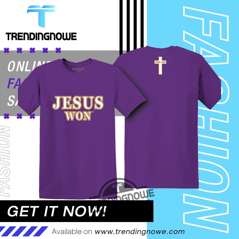 "Stylish Graphic Tees: Unique Celebrity and Pop Culture Designs" 14 Josh Pearson And Casan Evans Wearing Jesus Won Shirt