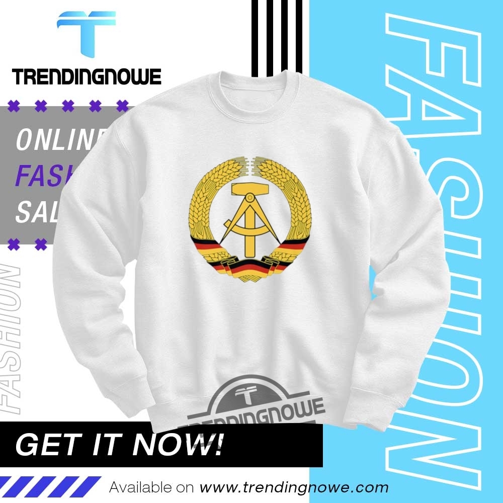 Gdr Coat Of Arms Flag Of The German Democratic Republic Shirt 10 GDR Coat Of Arms Flag Of The German Democratic Republic Shirt