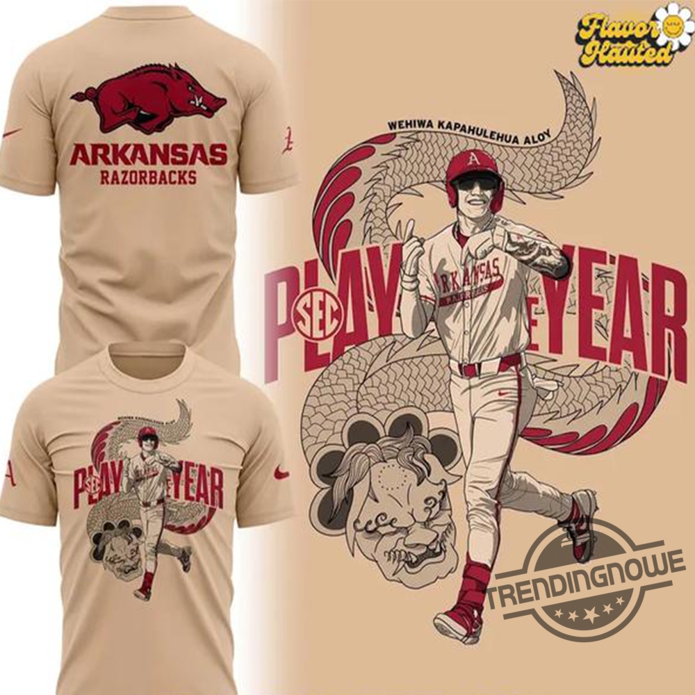 Arkansas Razorbacks The Dragon Wehiwa Aloy Shirt trendingnowe 3