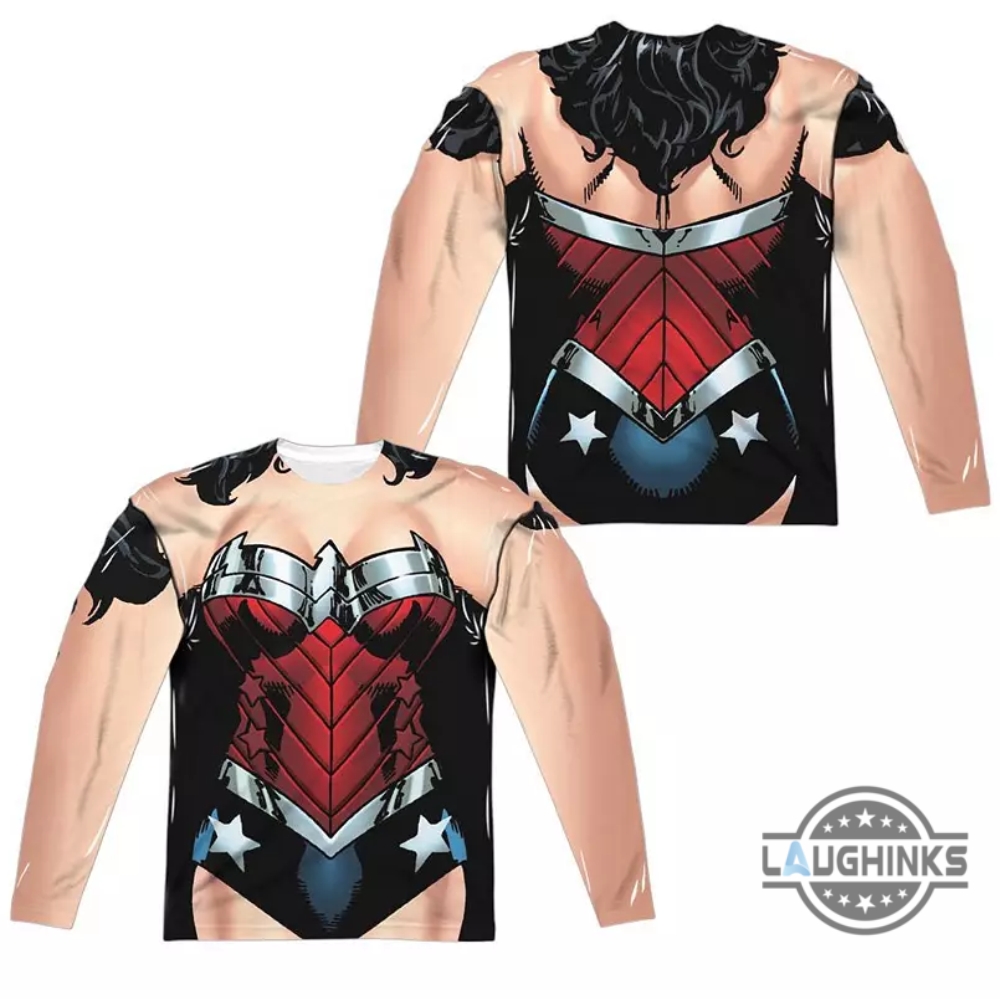 Wonder Woman 52 Costume Aop Shirt 7 WONDER WOMAN 52 COSTUME AOP Shirt