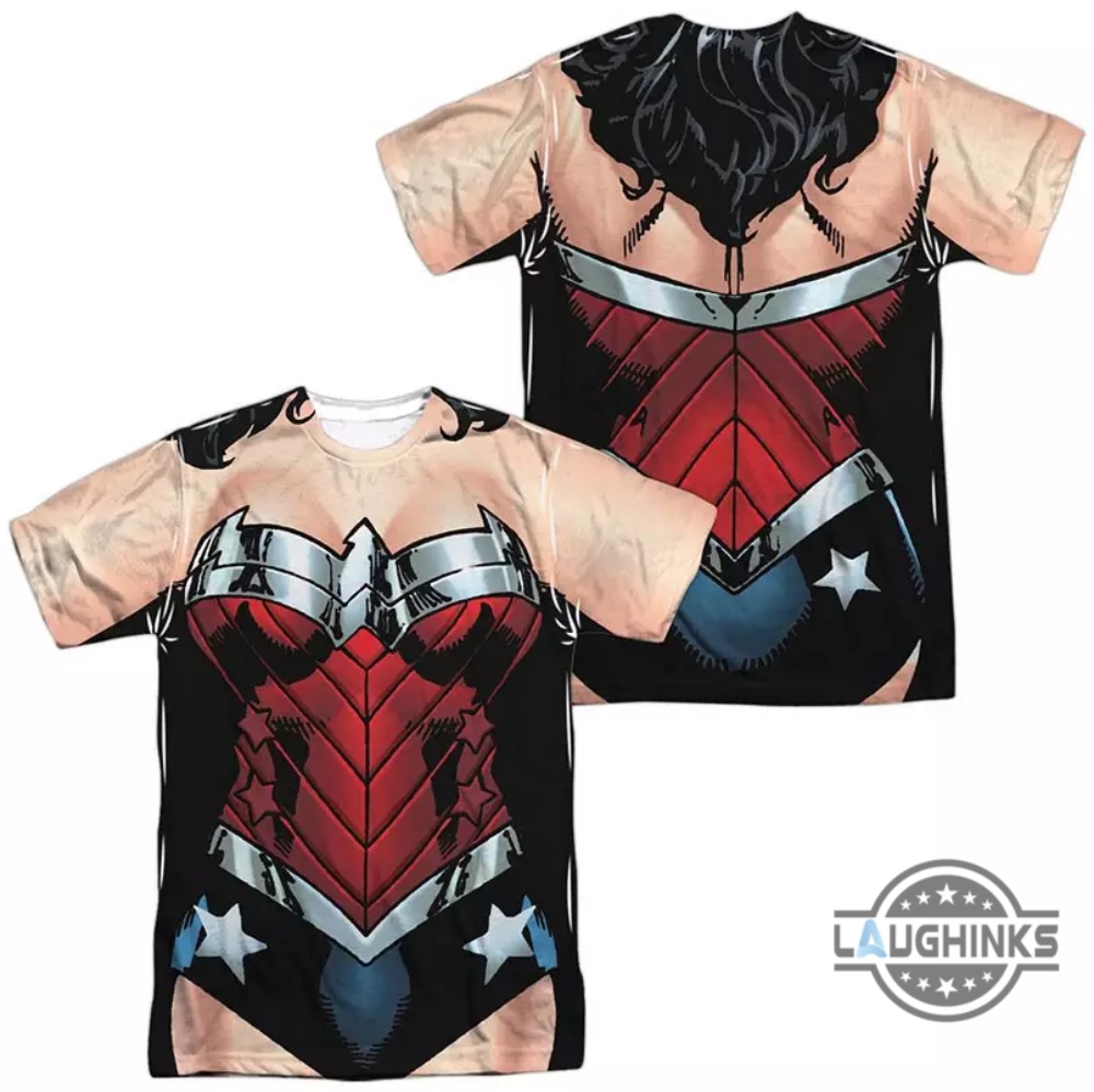 Wonder Woman 52 Costume Aop Shirt 9 WONDER WOMAN 52 COSTUME AOP Shirt
