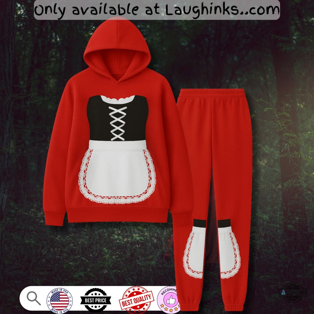 Cosplay Little Red Riding Hood Costume Aop Shirt Sweatshirt Hoodie Sweatpants 5 Cosplay little red riding hood costume aop shirt sweatshirt hoodie sweatpants