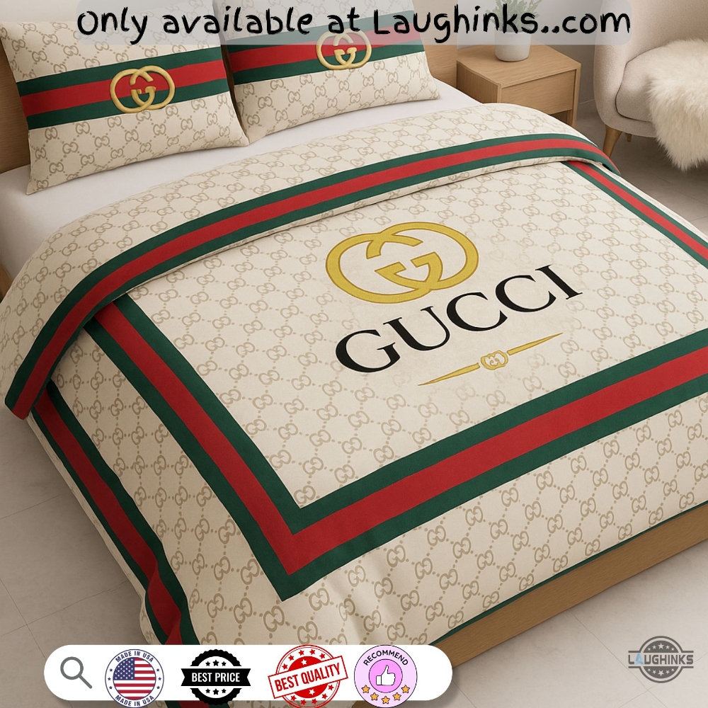 Gucci Bedding Set Full Printed 1 Gucci bedding Set full printed