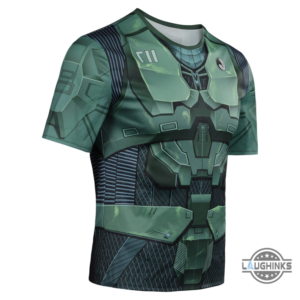 Halo Season 1 Master Chief John 117 Cosplay Costume Aop Shirts 12 Halo Season 1 Master Chief John 117 Cosplay Costume AOP Shirts