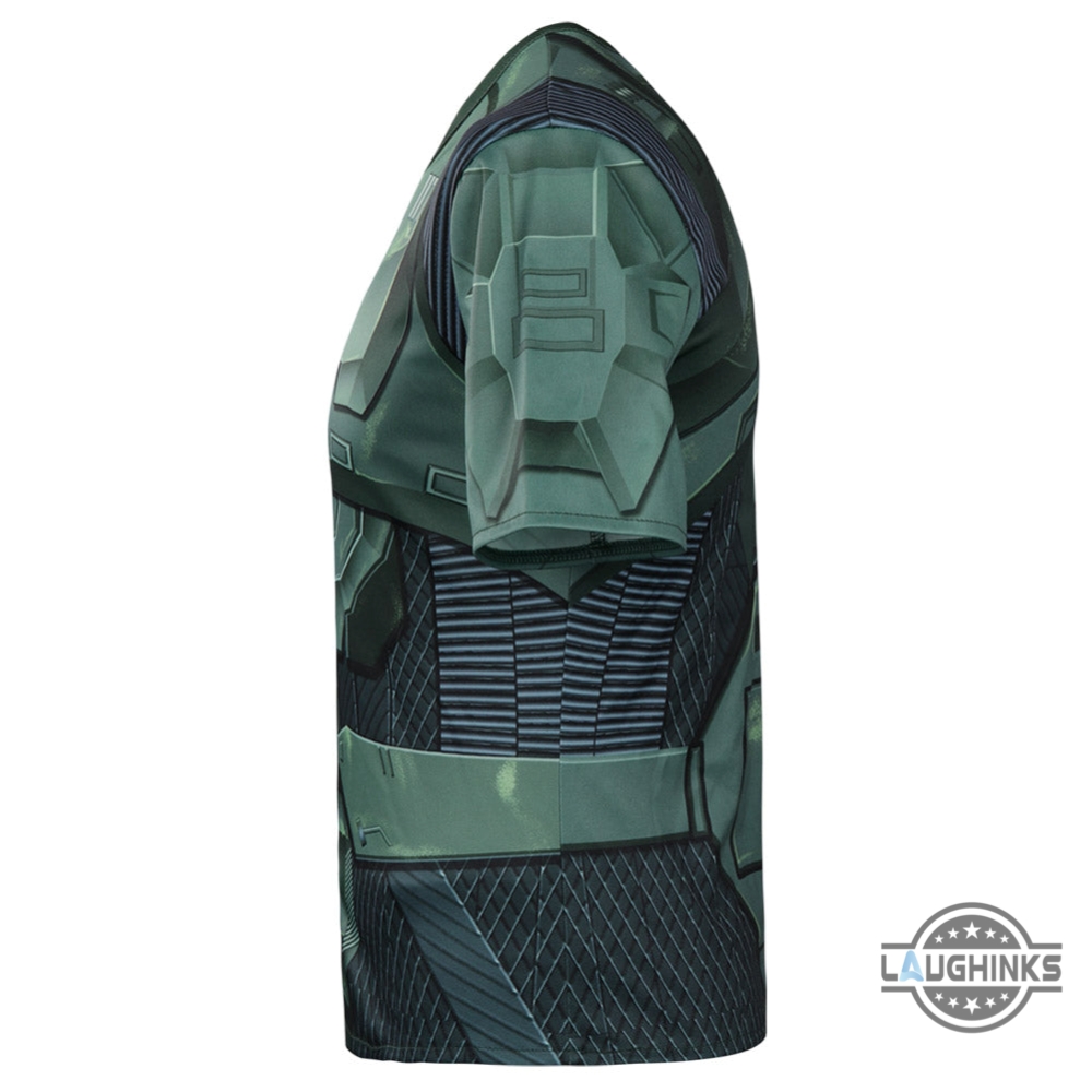 Halo Season 1 Master Chief John 117 Cosplay Costume Aop Shirts 13 Halo Season 1 Master Chief John 117 Cosplay Costume AOP Shirts