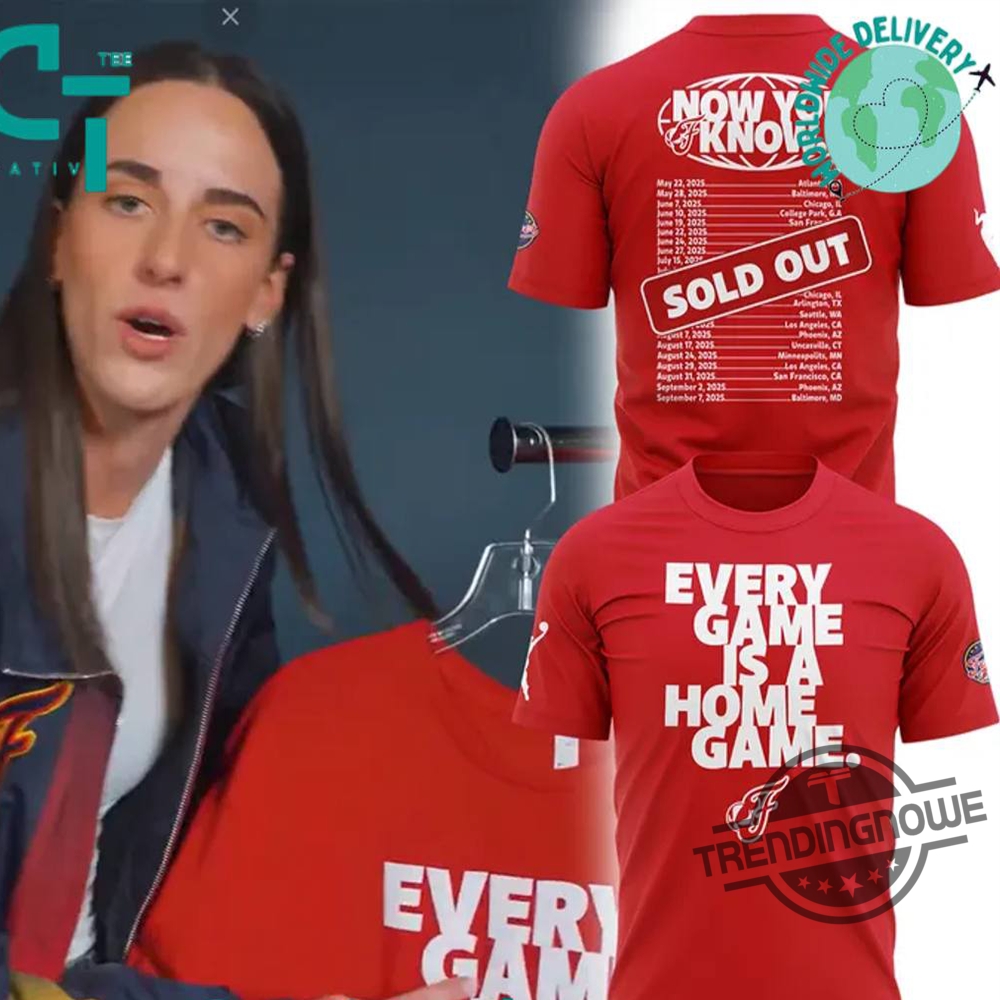 Indiana Fever Sold Out Tour 2025 Red Shirt trendingnowe 3