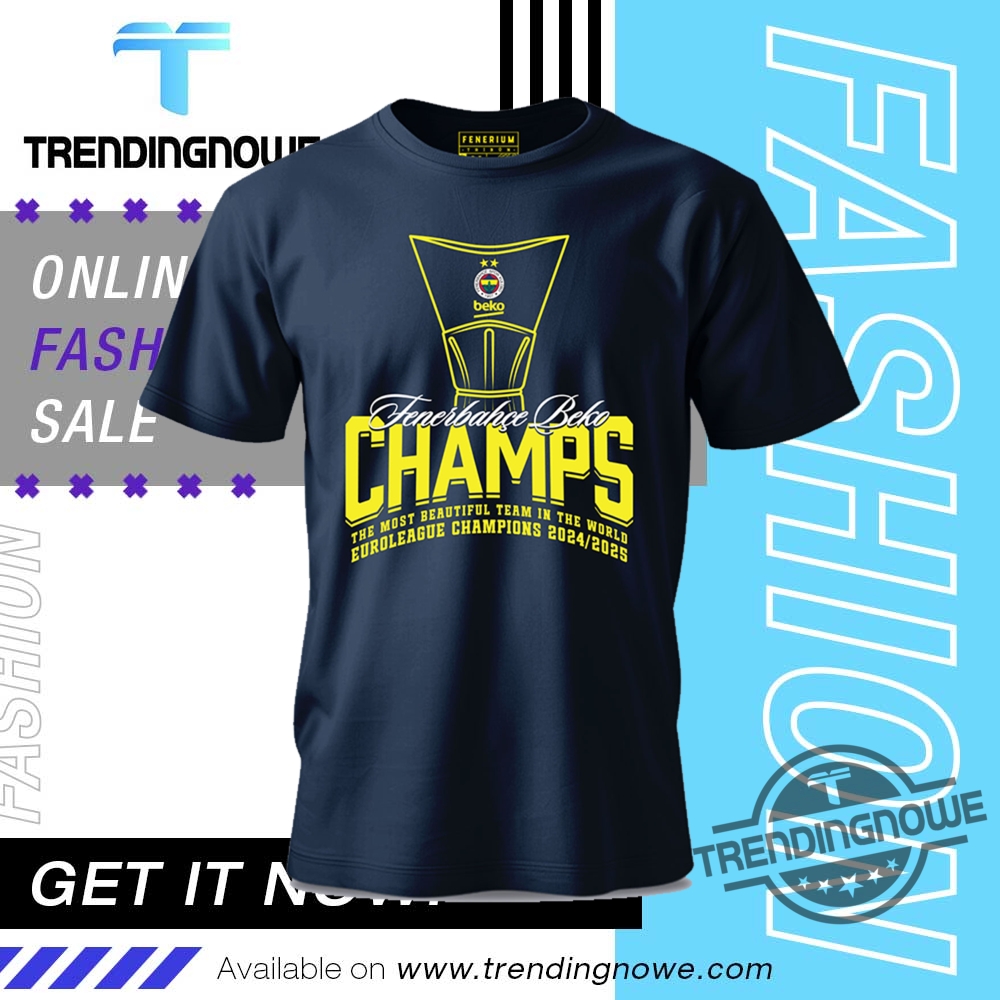 Fenerbahce 24 25 Basketball Championship Shirt trendingnowe 1