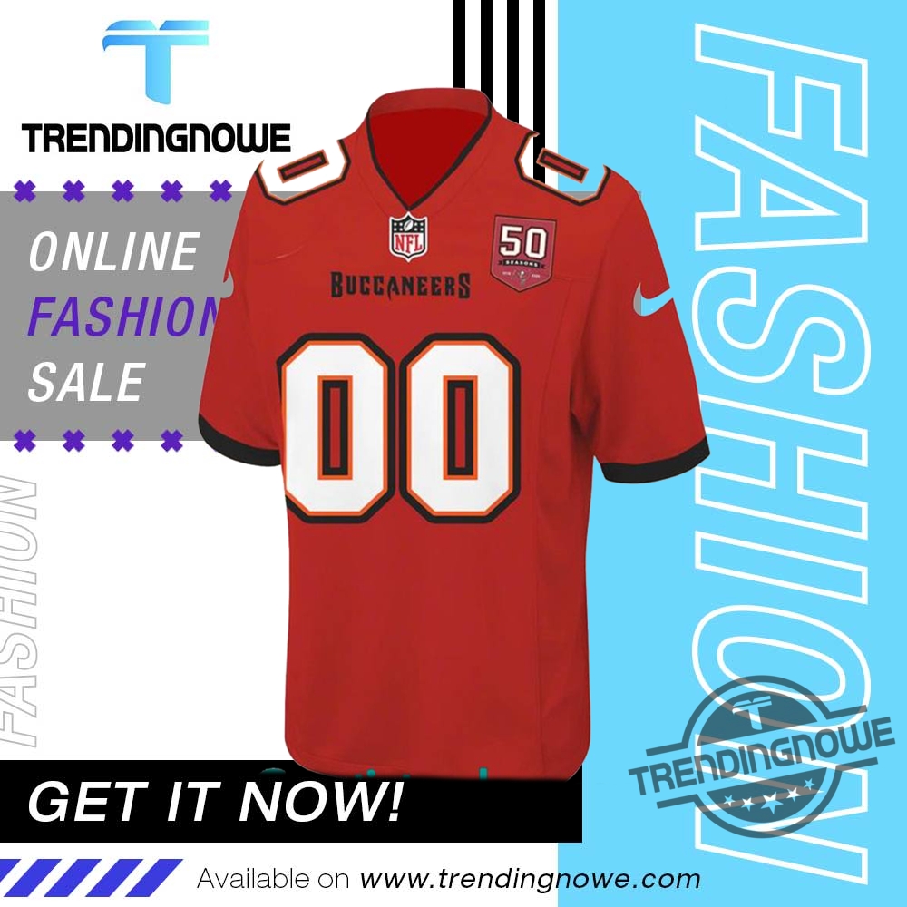 Tampa Bay Buccaneers The Legacy Of 50 Seasons Football Jersey 9 Tampa Bay Buccaneers The Legacy Of 50 Seasons Football Jersey