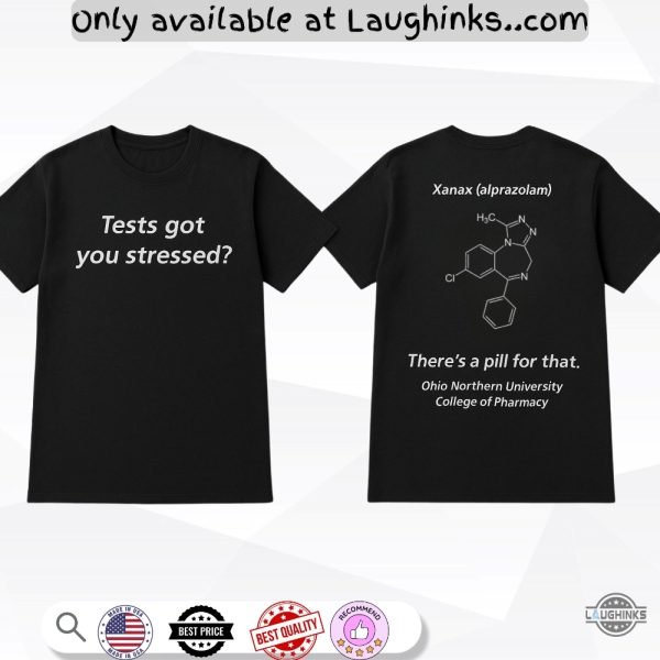 xanax chemical structure anxiety drug promo t shirt sweatshirt hoodie new