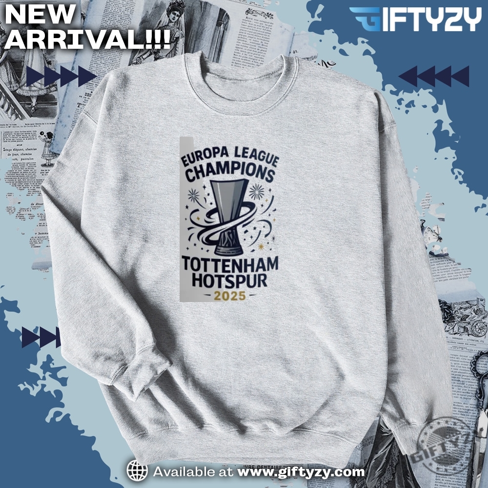 Tottenham Spurs Europa League Champions 2025 Shirt