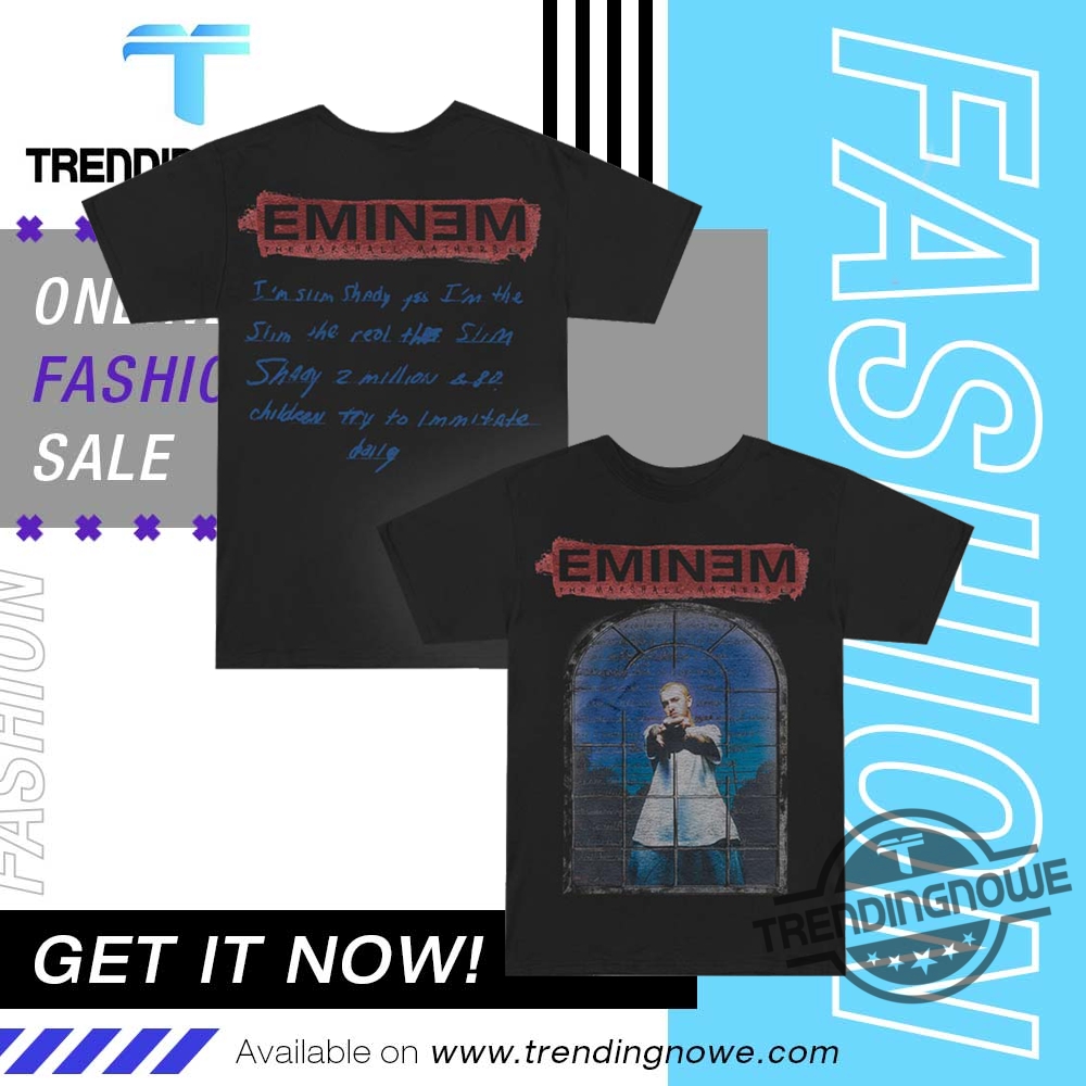 Eminem Marshall Mathers Lp 25Th Anniversary Window Shirt
