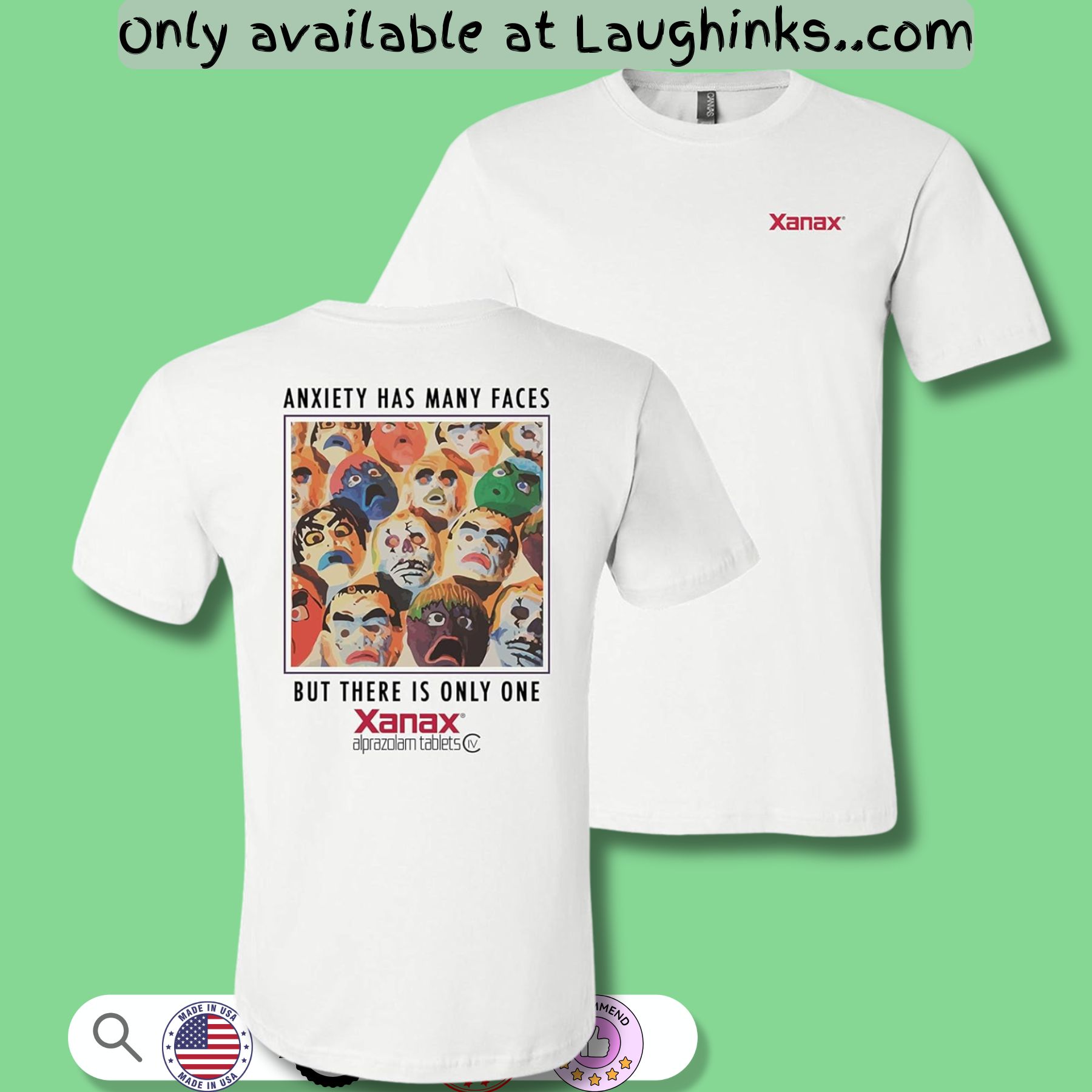 Xanax Anxiety Has Many Faces T Shirt Sweatshirt Hoodie 5 xanax anxiety has many faces t shirt sweatshirt hoodie