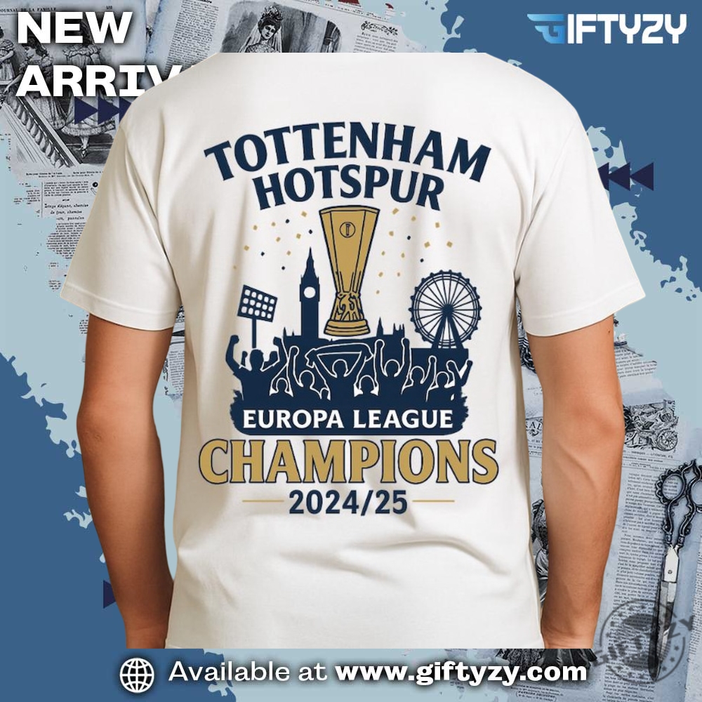 Tottenham Hotspurs Spurs Europa Champion Shirt 5 Tottenham Hotspurs Spurs Europa Champion Shirt