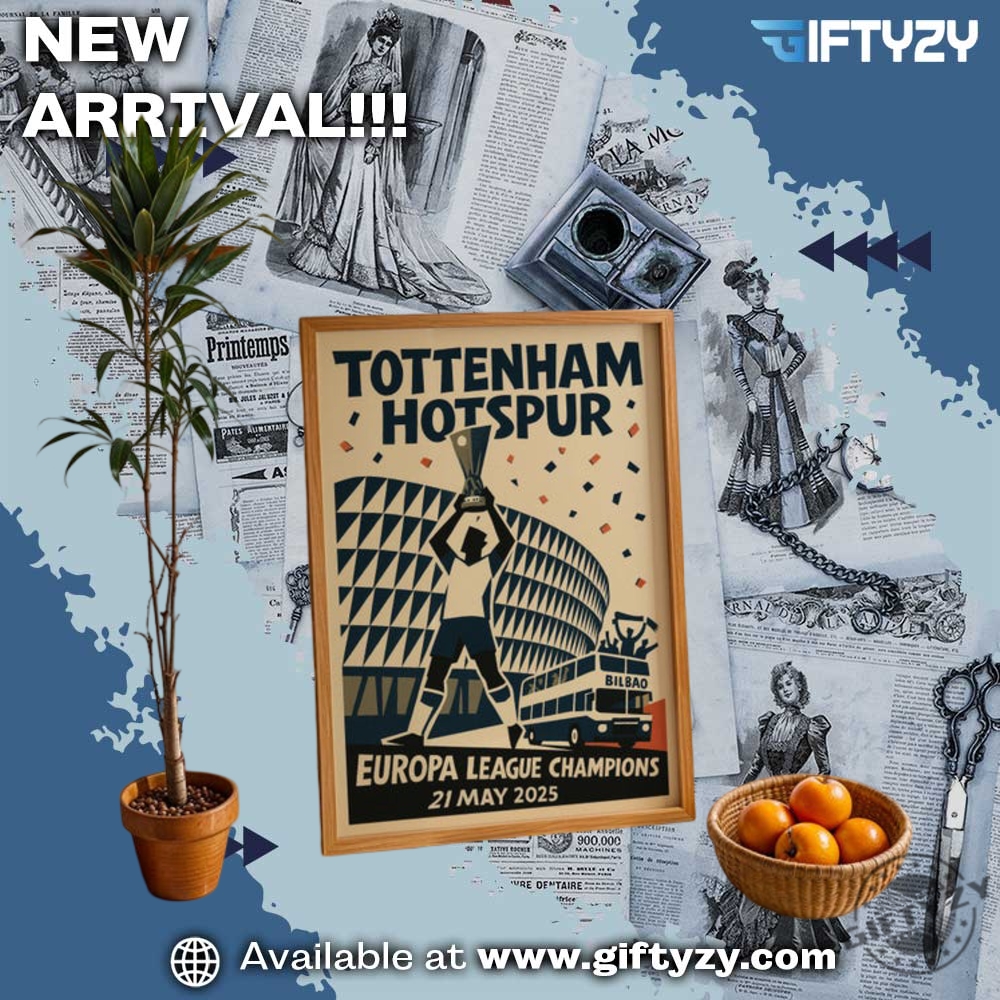 Tottenham Hotspur Europa League Champions 2425 Poster