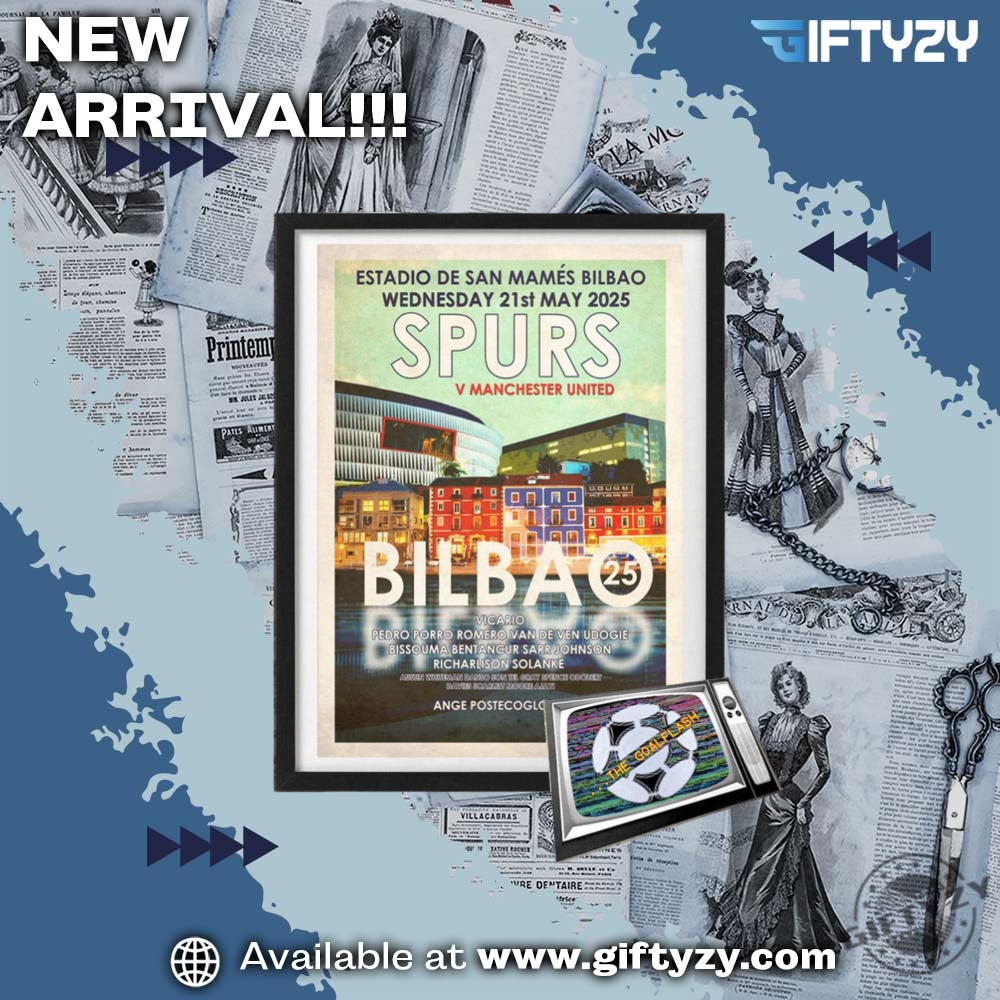 Tottenham Hotspur Europa League Winners 2025 Poster Canvas