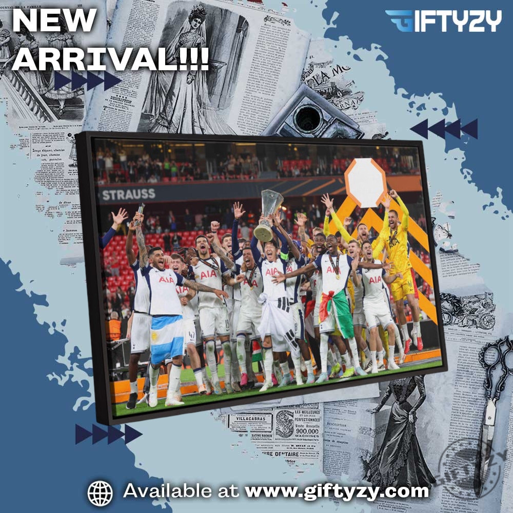 Tottenham Hotspur Europa League Winners 2425 Poster Canvas