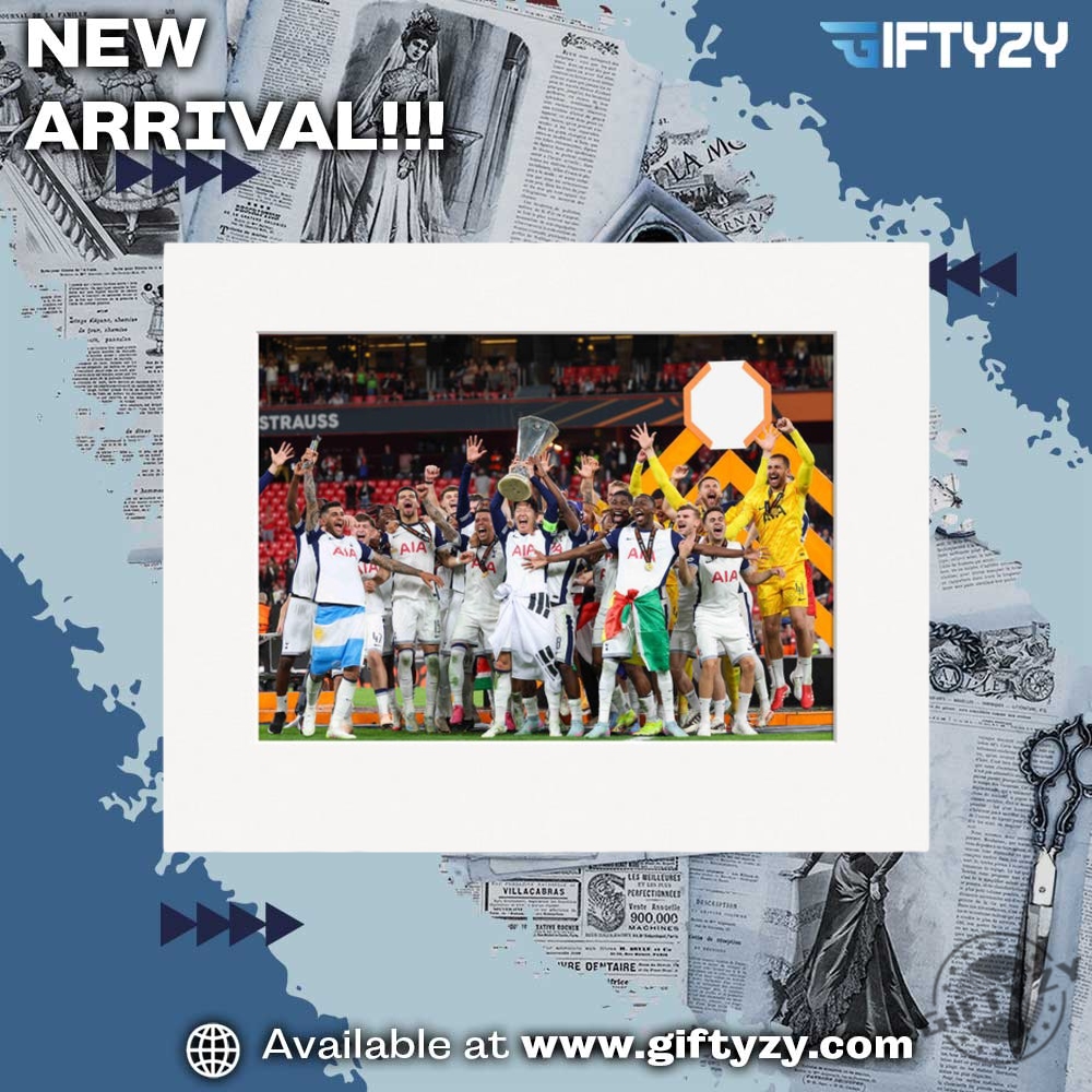 Tottenham Hotspur Europa League Winners 2425 Poster Canvas 3 Tottenham Hotspur Europa League Winners 24/25 poster canvas