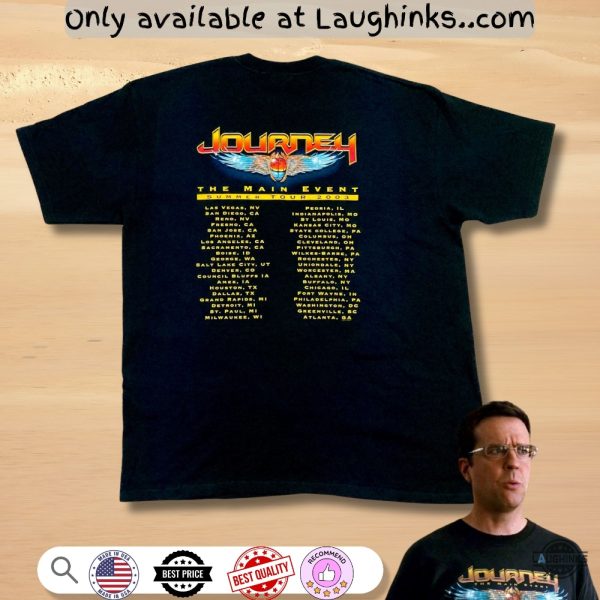 ed helms vintage journey 2003 live concert tour t shirt sweatshirt hoodie