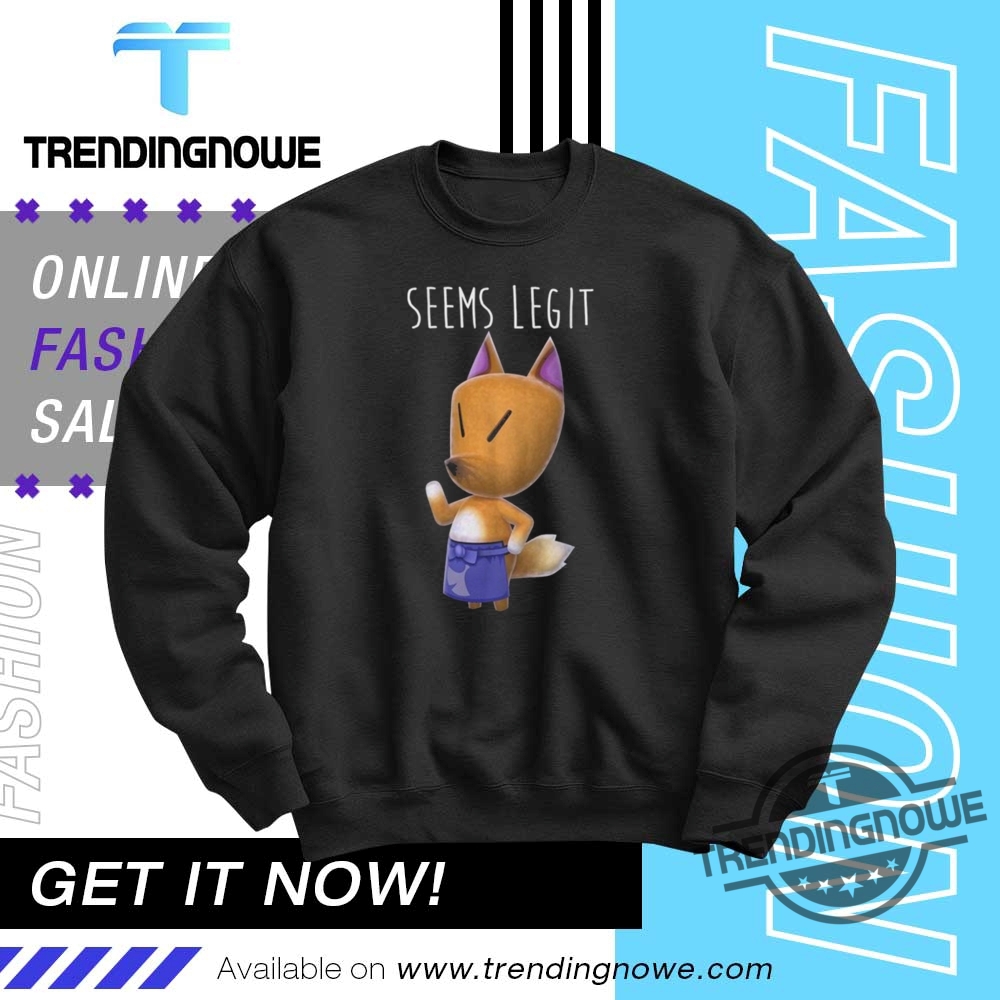 Nintendo Animal Crossing Redd The Fox Seems Legit Shirt 10 Nintendo Animal Crossing Redd the Fox Seems Legit Shirt