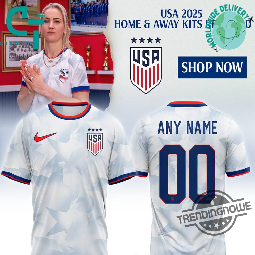 Usa Soccer Brilliant Home Stadium 2025 Jersey trendingnowe 1
