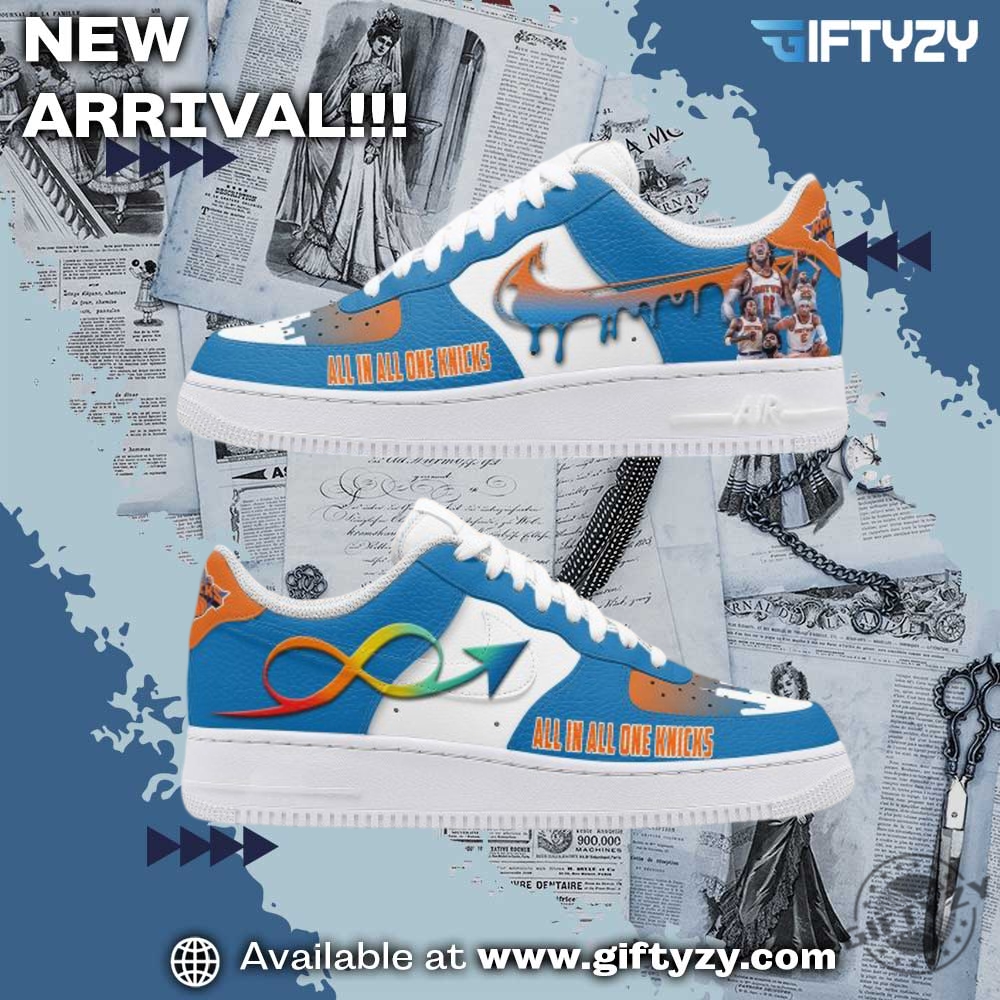 Nba New York Knicks All In All One Knicks Air Force 1 Shoes 3 NBA New York Knicks All In All One Knicks Air Force 1 Shoes