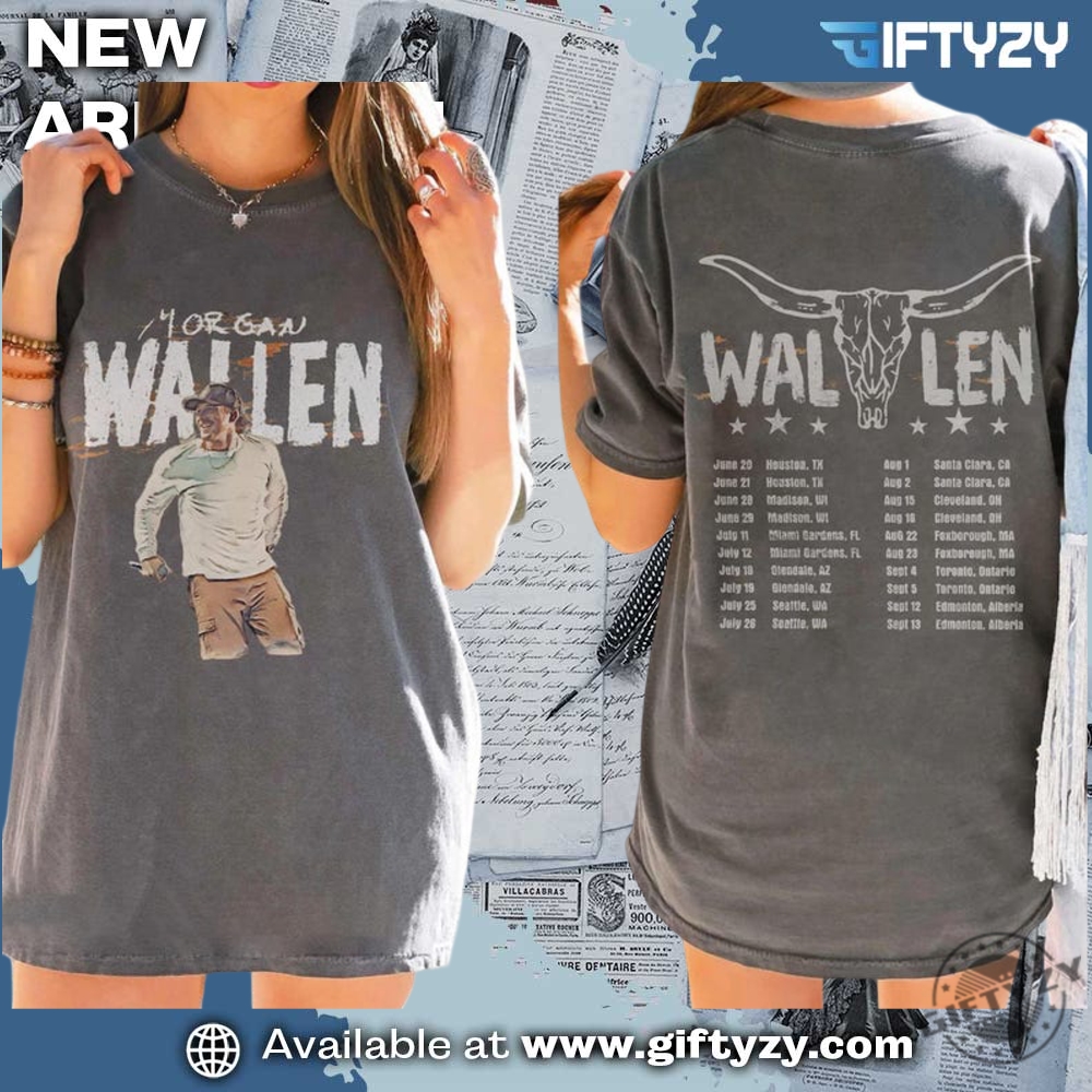 Country Music 2025 Tour Concert Morgan Wallen Shirt 3 Country Music 2025 Tour Concert Morgan Wallen Shirt