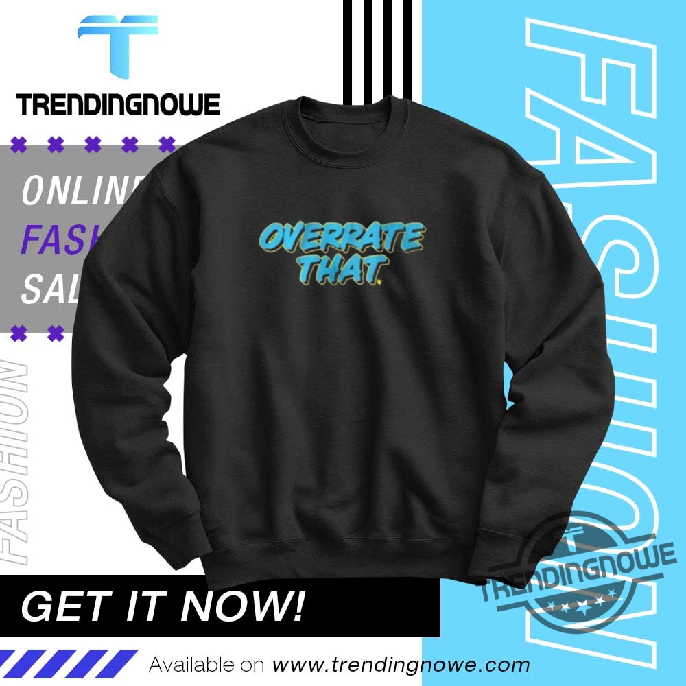 Pat Mcafee Wearing Overrate That Shirt 10 Pat McAfee Wearing Overrate That Shirt