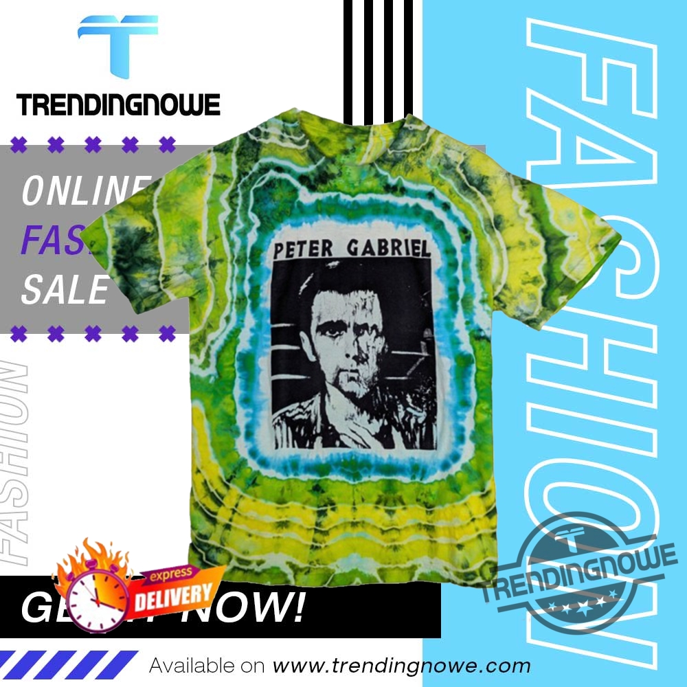Peter Gabriel Melt Tie Dye Shir