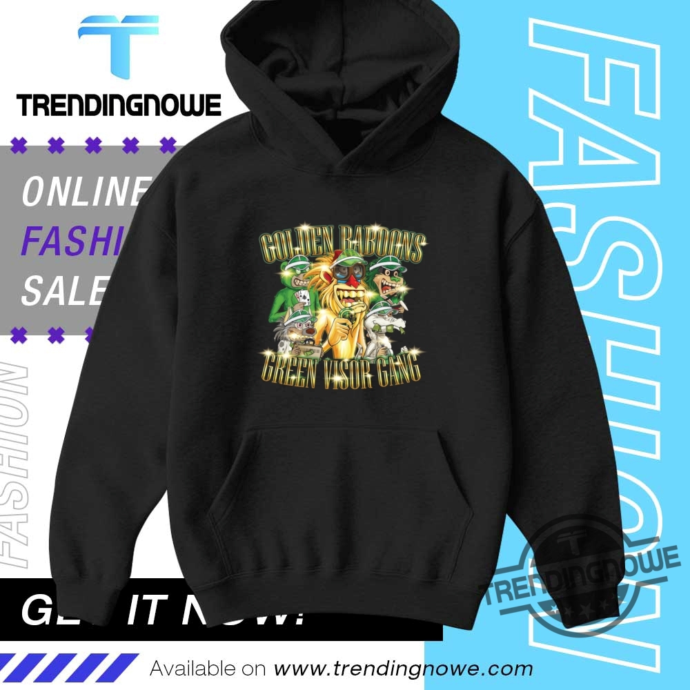 Golden Baboons Green Visor Gang Shirt 9 Golden Baboons Green Visor Gang Shirt