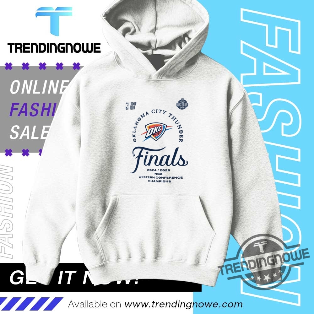 Okc Thunder 2025 Western Conference Finals Champions Shirt 9 OKC THUNDER 2025 WESTERN CONFERENCE FINALS CHAMPIONS Shirt