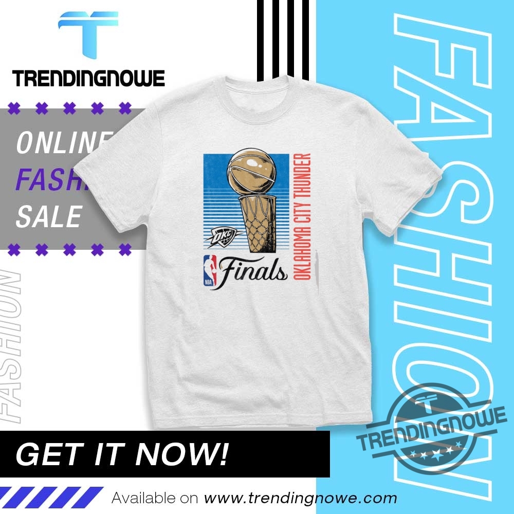 "Top 5 Must-Have OKC Thunder 2025 NBA Finals Shirts Revealed" 4 Okc Thunder 2025 Nba Finals Retro Lines Shirt