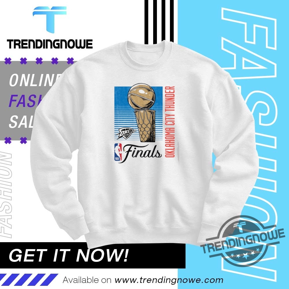 Okc Thunder 2025 Nba Finals Retro Lines Shirt 10 OKC THUNDER 2025 NBA FINALS RETRO LINES SHIRT