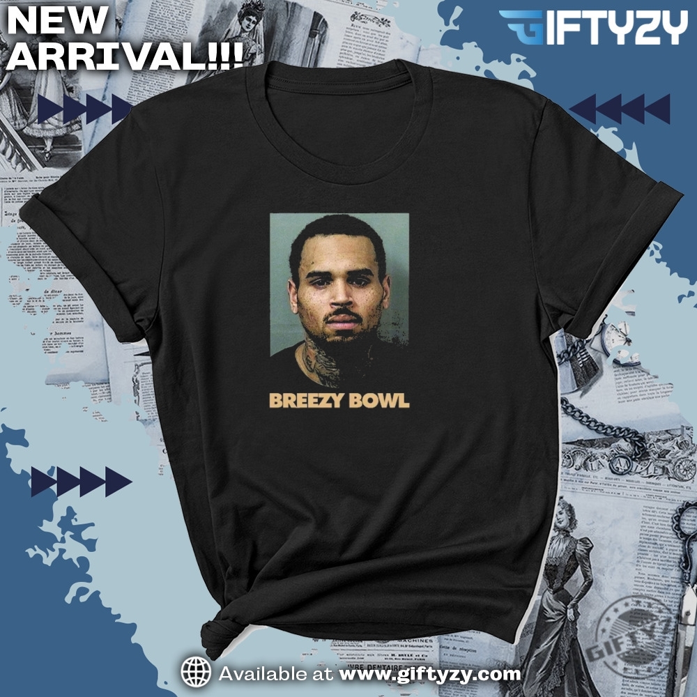 Chris Brown Breezy Mugshot Tour 2025 Shirt 7 Chris Brown Breezy Mugshot Tour 2025 Shirt