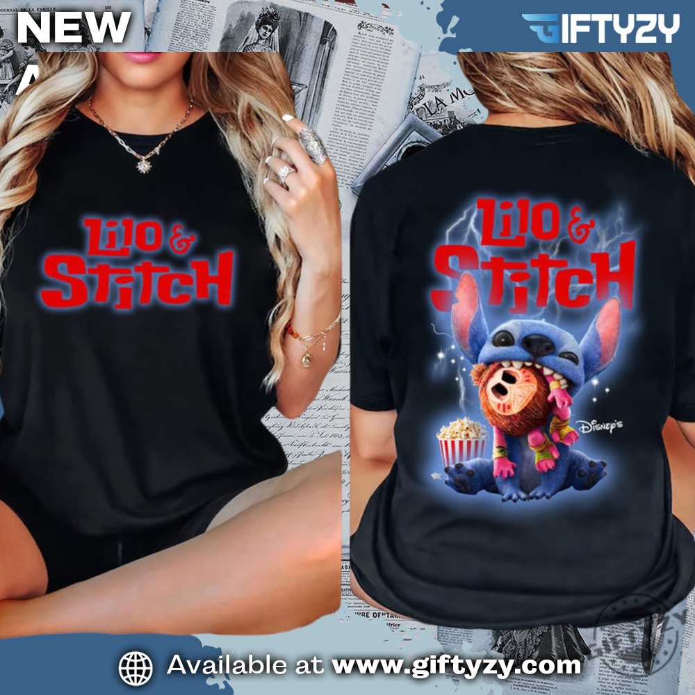 Viral tee of the day! 16 Blue Monster Cartoon Twosided Shirt
