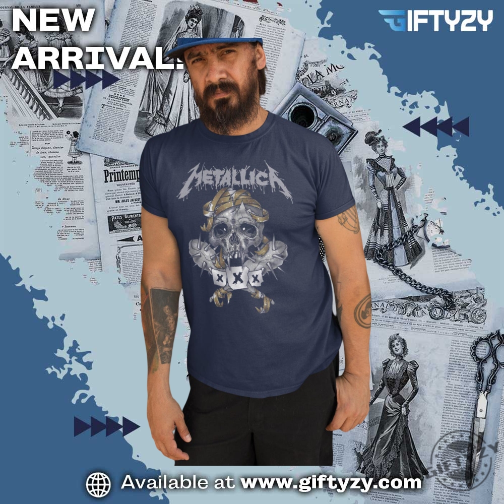 Viral tee of the day! 19 Metallica Band Skull Shirt